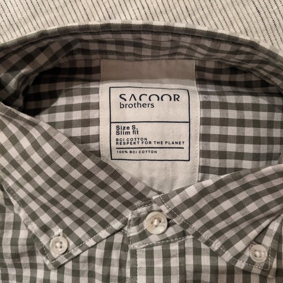 Sacoor Brothers Check Slim Fit Shirt - Picture 2 of 4